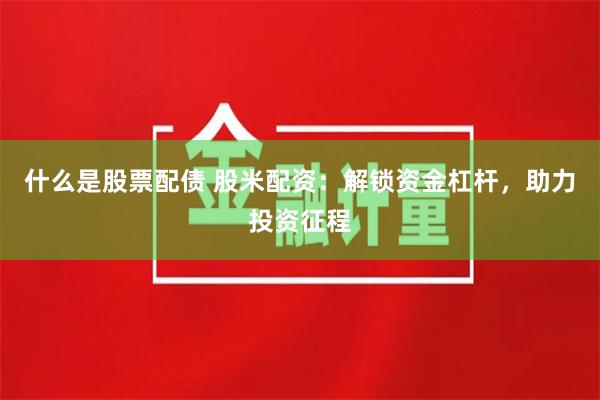 什么是股票配债 股米配资：解锁资金杠杆，助力投资征程